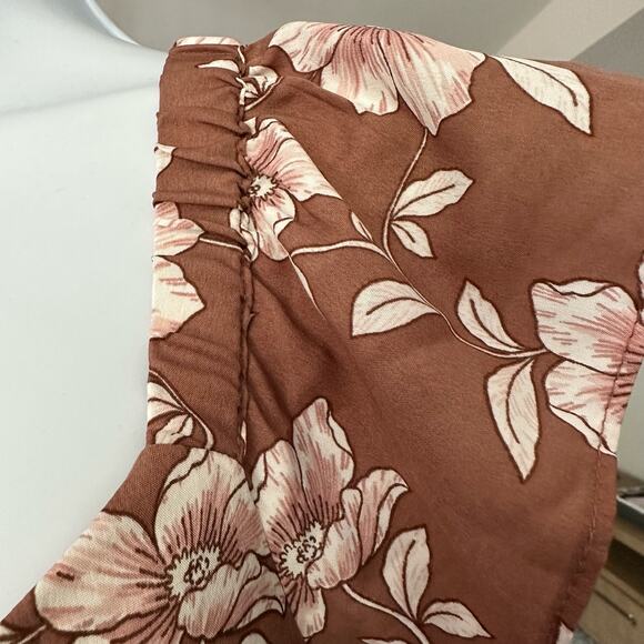 Muave Flower Jumpsuit - Picture 8 of 9